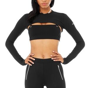 Alo thrill seeker black shrug x small